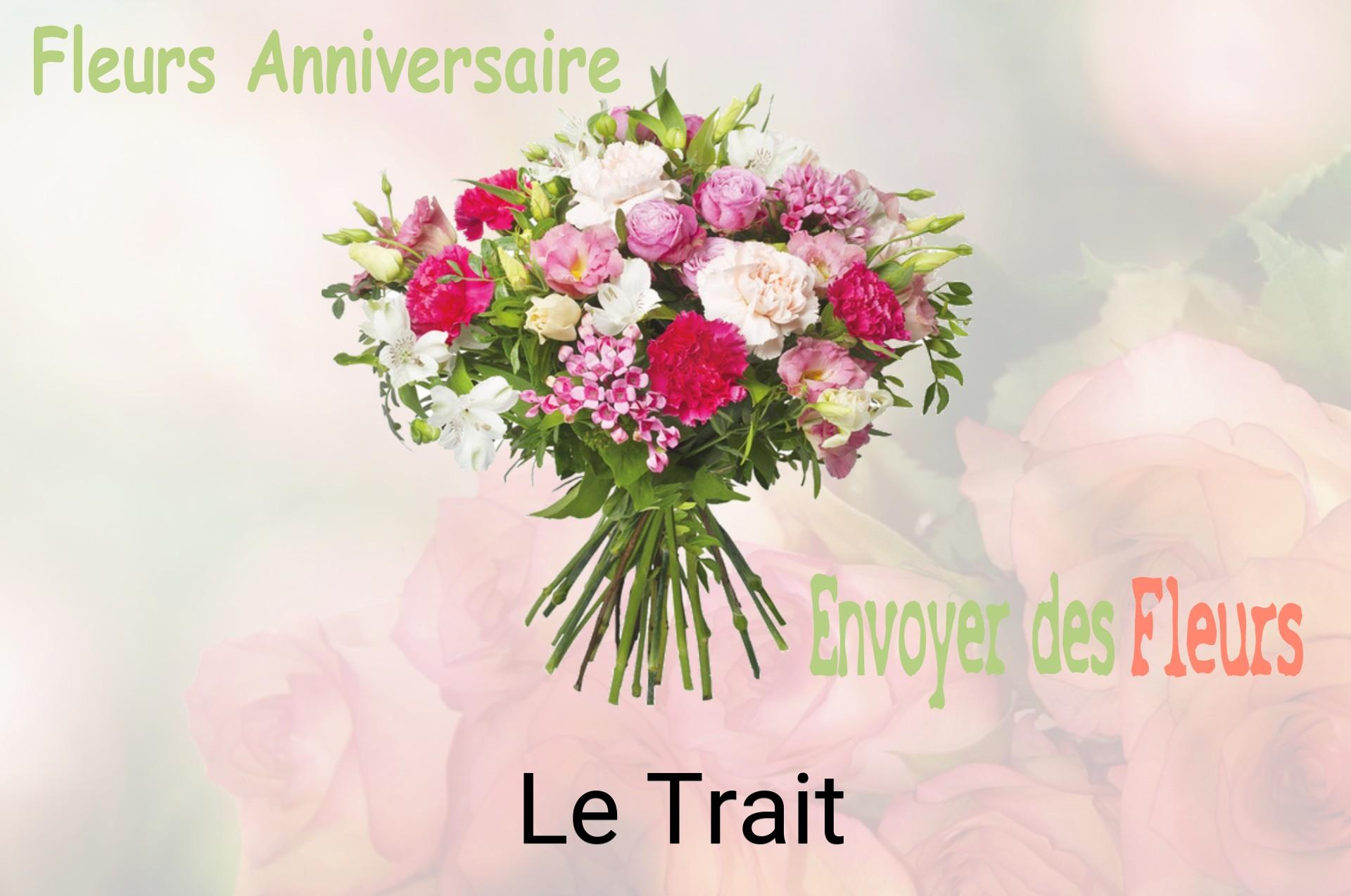 Bouquet de fleurs d’anniversaire livré à Le Trait